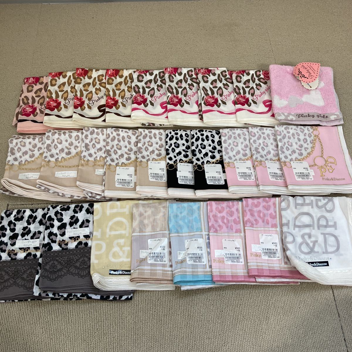 未使用品□Pinky&Dianne ピンキーアンドダイアン□ブランドハンカチ  