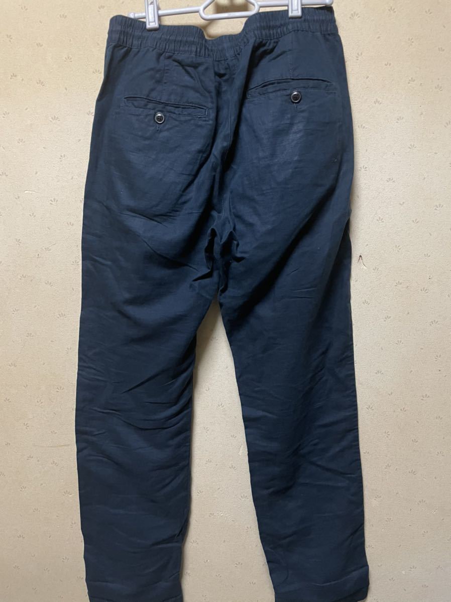 H M エイチアンドエム コットンリネン イージーパンツ メンズ Sサイズ ネイビー ボトムス 売買されたオークション情報 Yahooの商品情報をアーカイブ公開 オークファン Aucfan Com