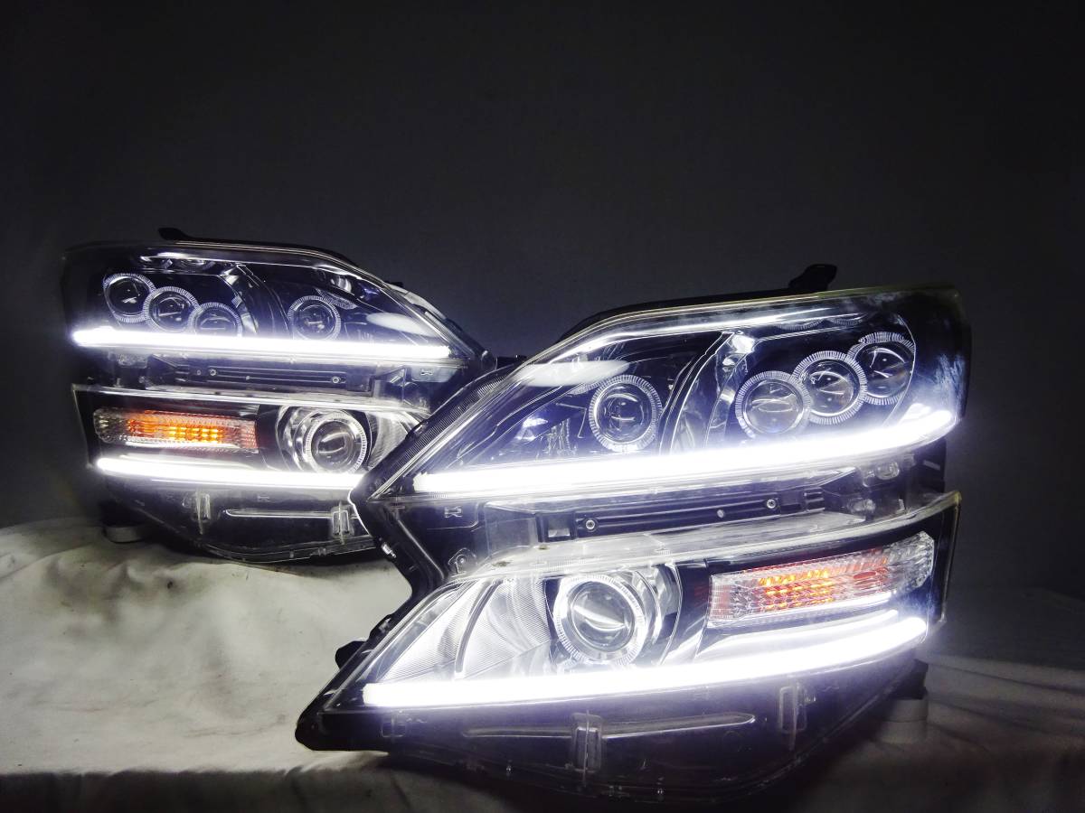 流れる シーケンシャルLEDライン ヴェルファイア 20 HID AFS 