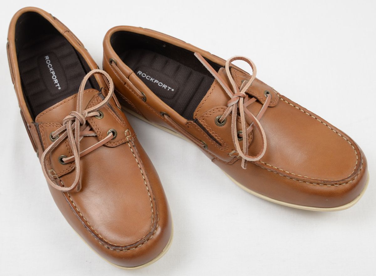 ○ROCKPORTロックポートデッキシューズMALCOM CAMP MOC（CH8541，茶