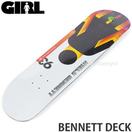 1円～ GIRL BENNETT DECK 8.25 ガール ベネット デッキ スケボー スケートボード ストリート パーク [同梱不可]