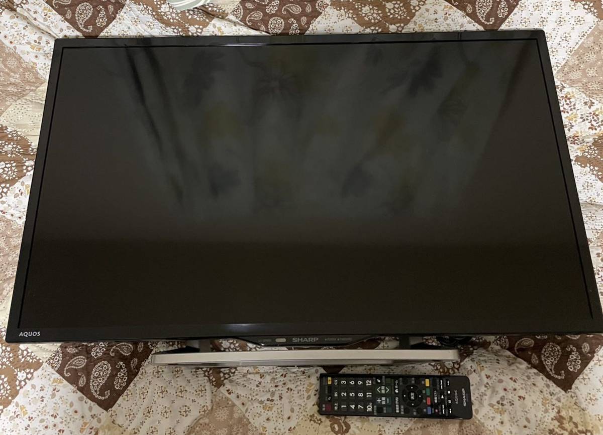 シャープ 32V型 AQUOS ハイビジョン 液晶テレビ ブラック 外付HDD対応