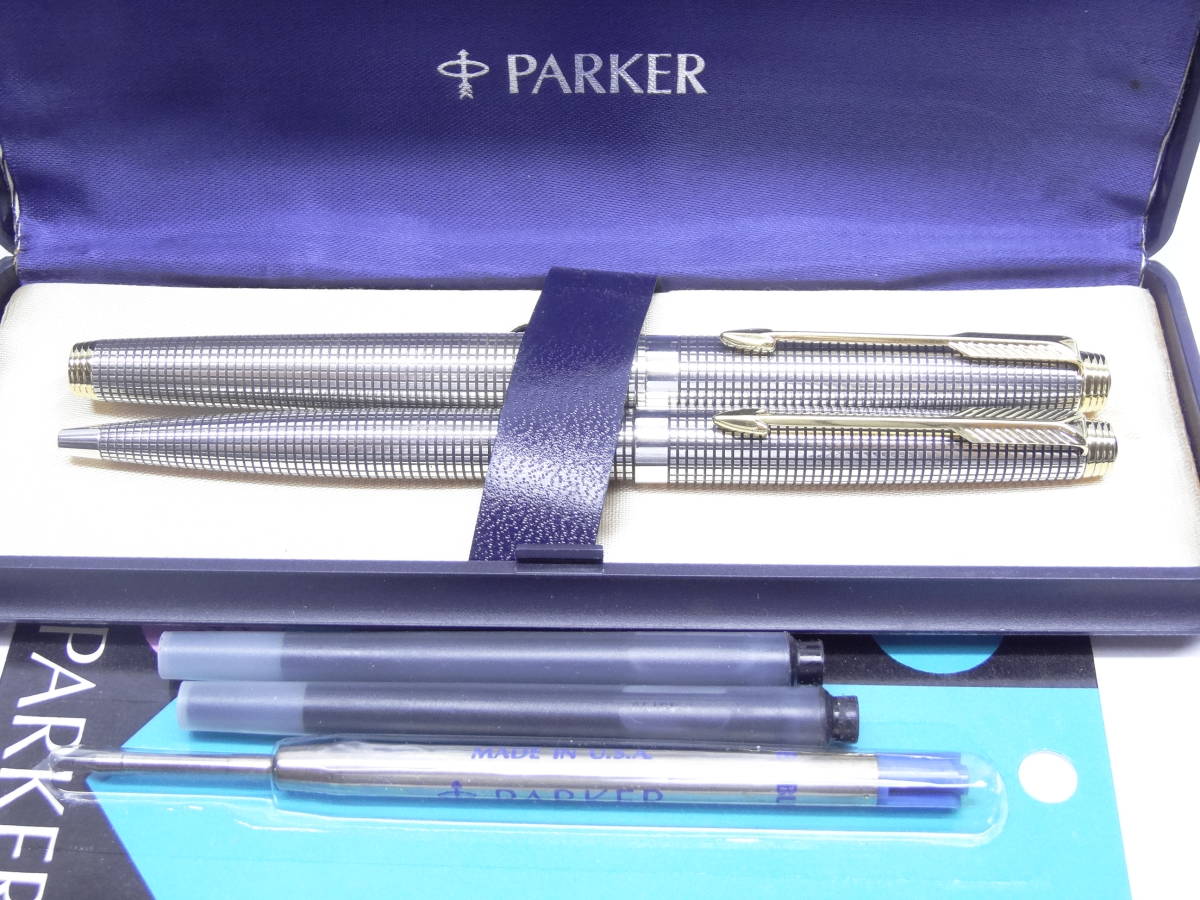 ☆レア PARKER75 オパール STERLING CAP＆BARREL 宝石商 万年筆 送料 