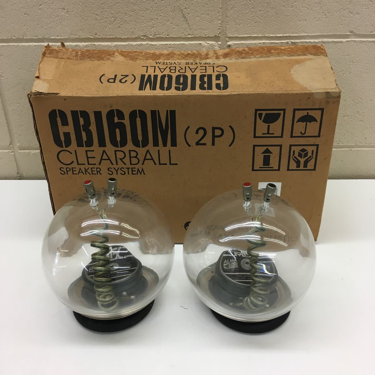 C【Aug175】SASAKI ACOUSTICS ササキアコースティックス CBI60M 球型ガラススピーカー
