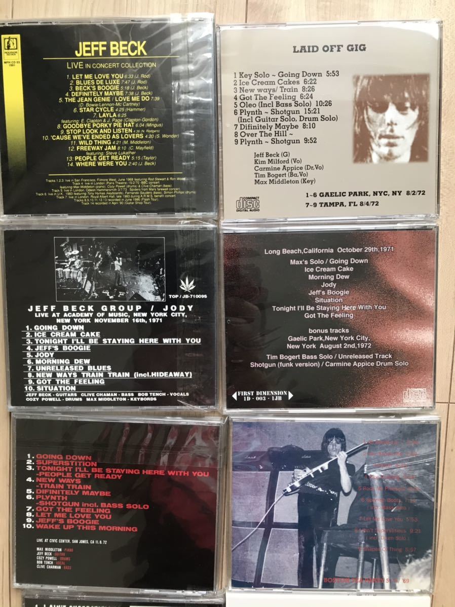 ジェフ・ベック 紙ジャケット盤CD 3枚セット Amazon.co.jp: ジェフ