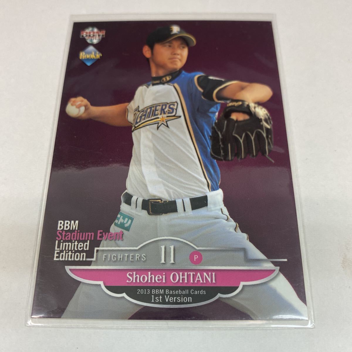 大谷翔平 0 BBM 1st RC ルーキーカード Version 鎌ヶ谷スタジアム 