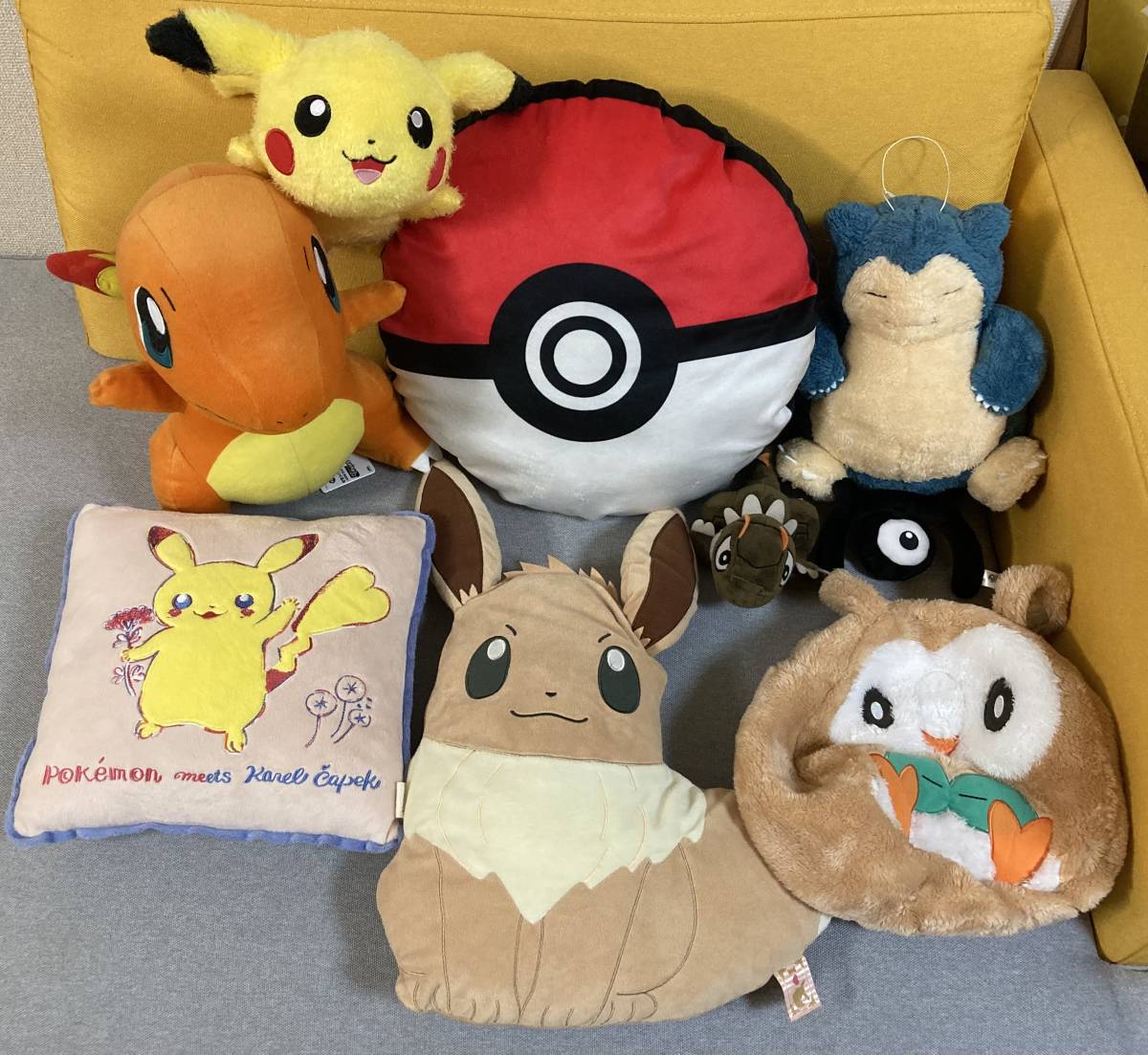 クッション ポケモンセンター 限定 コラボ ピカチュウ イーブイ 