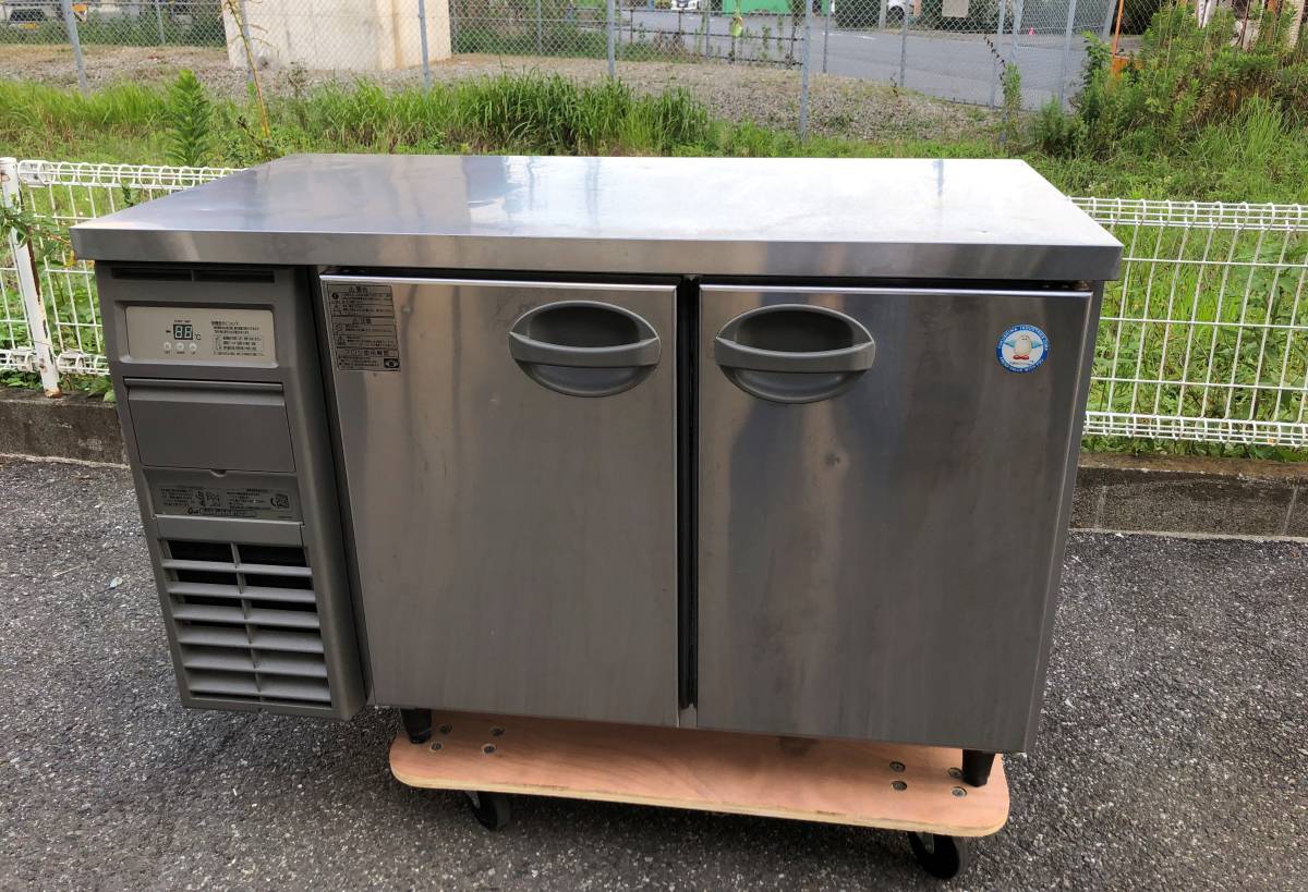 中古品】2015年製 フクシマ YRC-120RM2-F 冷蔵コールドテーブル 冷蔵庫 