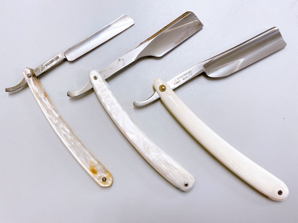115◇西洋剃刀 SK3 斉藤隆一 SK式 レザーカミソリ 床屋 理容