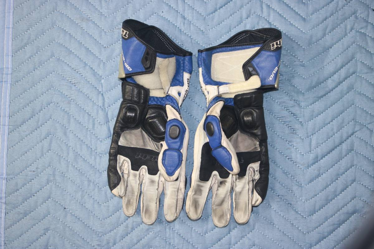 【中古】　RSタイチ　レーシンググローブ　XL　青 TAICHI | グローブ [RSタイチ] : (Lサイズ)