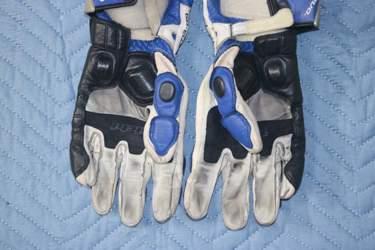 【中古】　RSタイチ　レーシンググローブ　XL　青 TAICHI | グローブ [RSタイチ] : (Lサイズ)