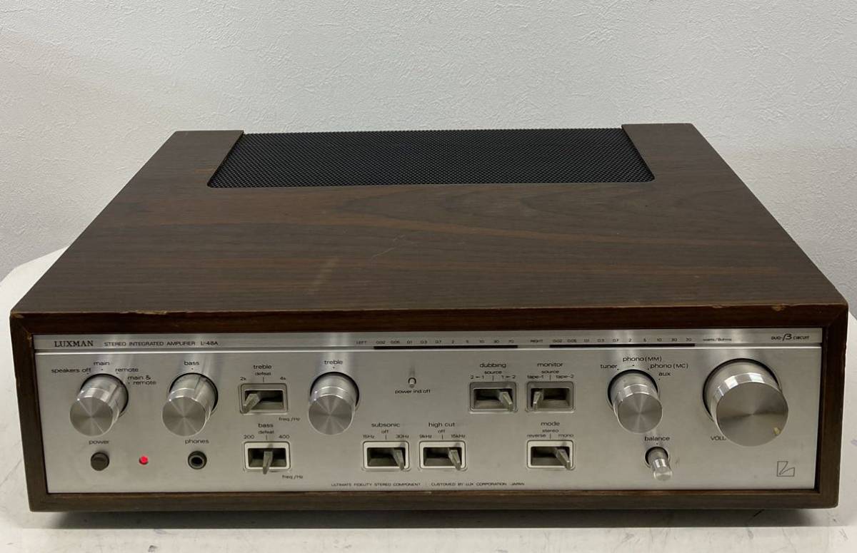 LUXMAN ラックスマン プリメインアンプ L-48A L-48X - CLUXMAN 公式 
