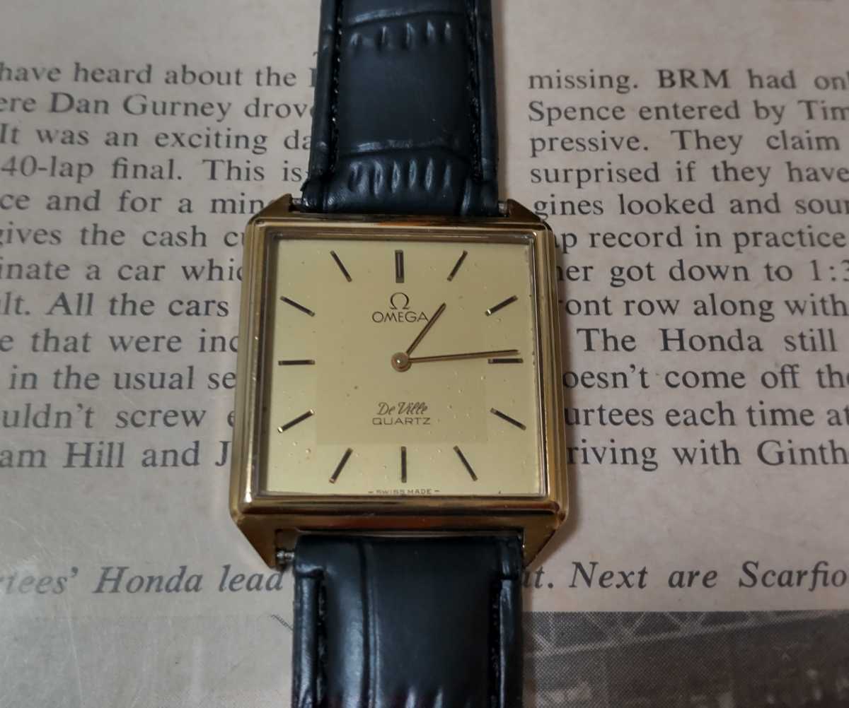 OMEGA De Ville ラウンド 手巻き ヴィンテージ 腕時計 ジャンク OMEGA オメガ DE VILLE デビル ラウンド ウォッチ 腕時計 ゴールド