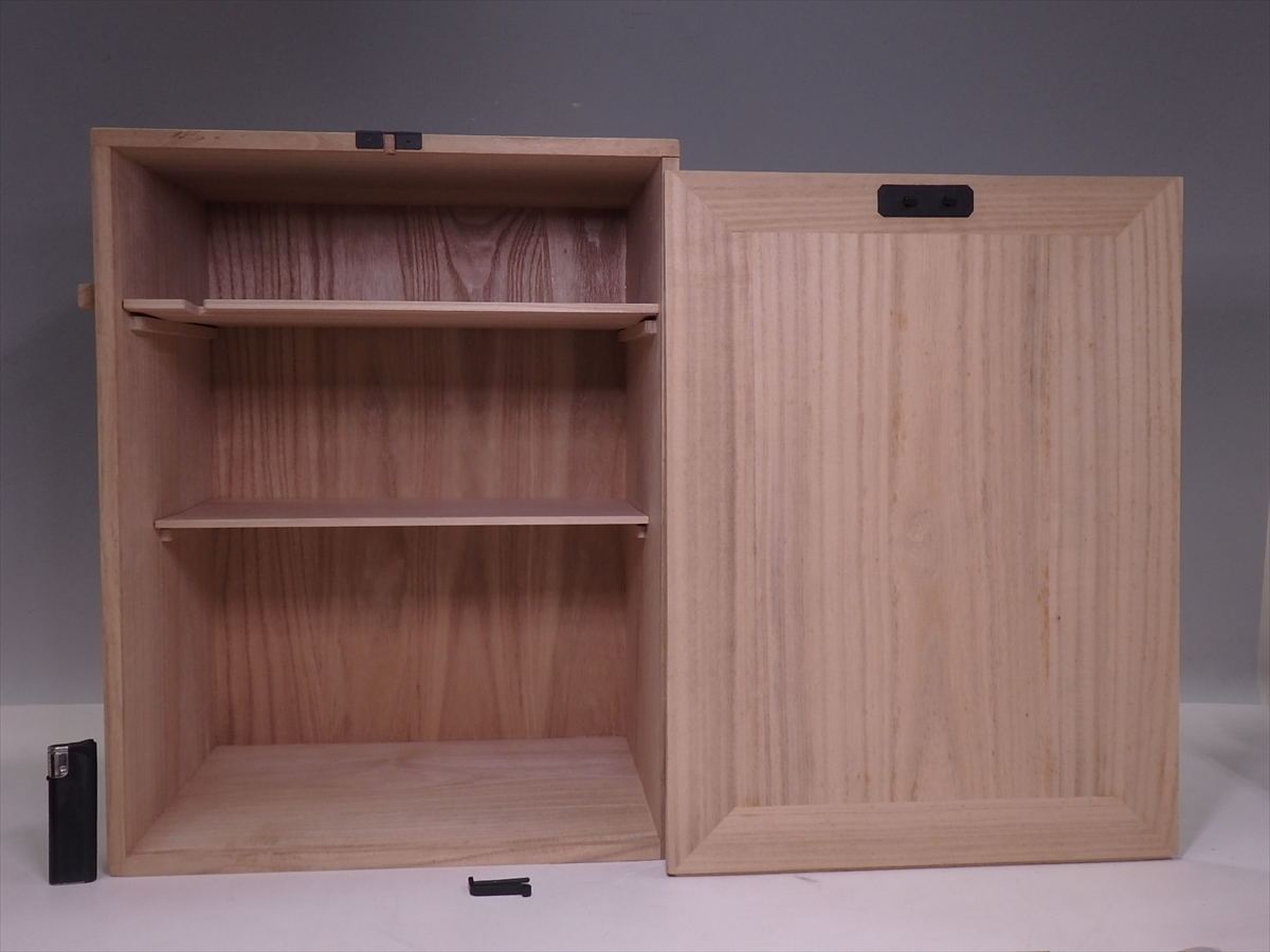 A811 茶道具 旅箱 旅箪笥 三段 桐 茶道具小物入れ 小物付 A811 茶道具