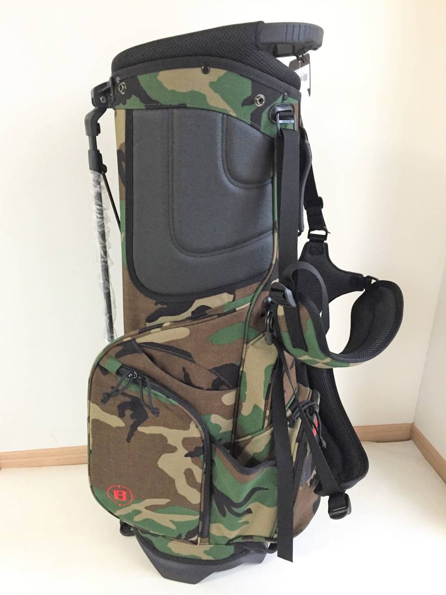 新品 BRIEFING ブリーフィング CR-4 #02 WOODLAND CAMO 迷彩 スタンド