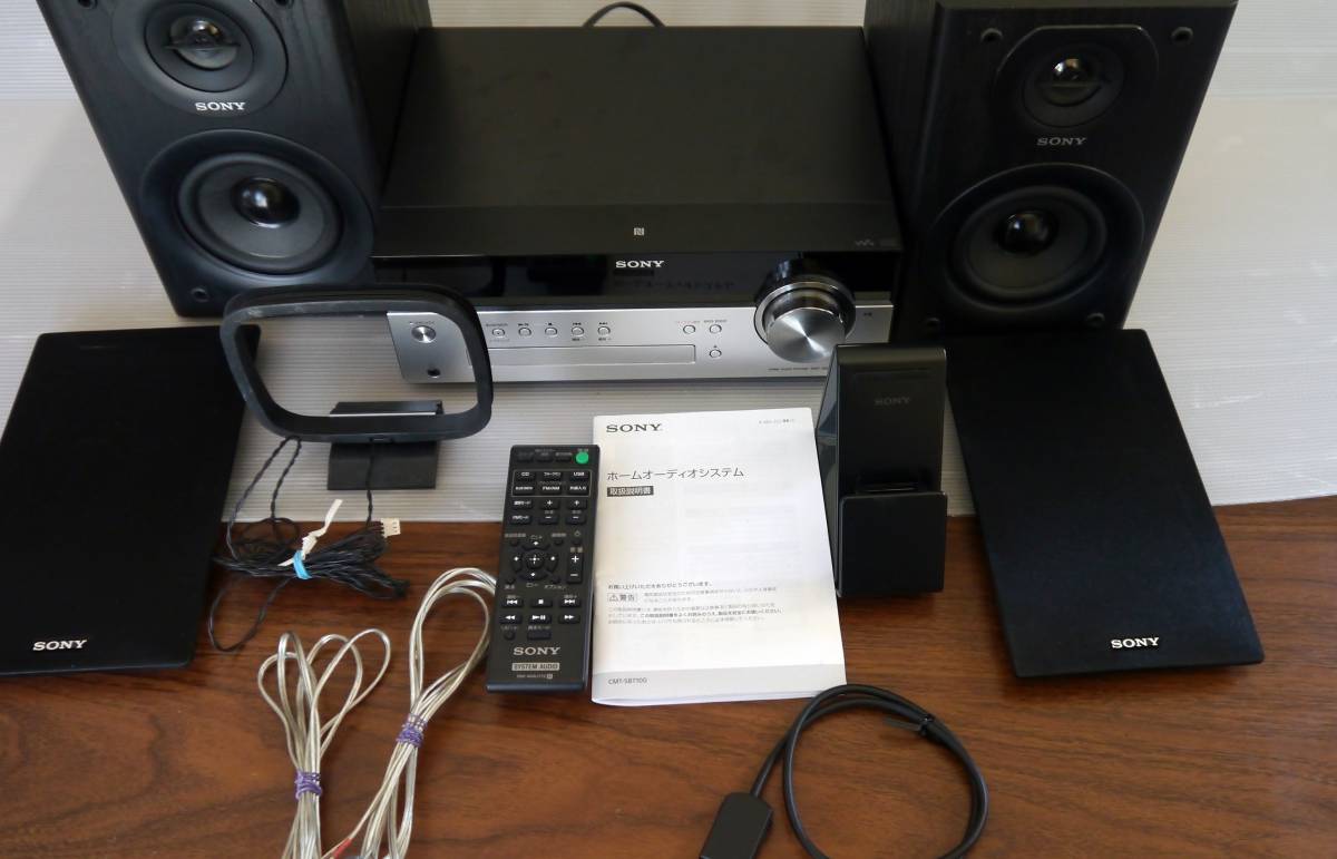 □ SONY CMT-SBT100 CDコンポ Bluetooth内蔵 SONY⁄ソニー CMT-SBT100