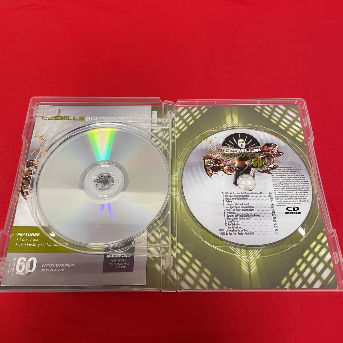 レスミルズ ボディコンバット 60 DVD CD 英語テキスト Les Mills