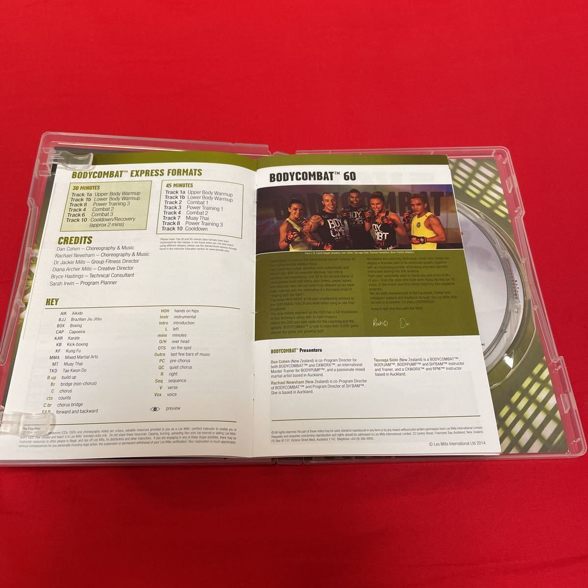 レスミルズ ボディコンバット 60 DVD CD 英語テキスト Les Mills