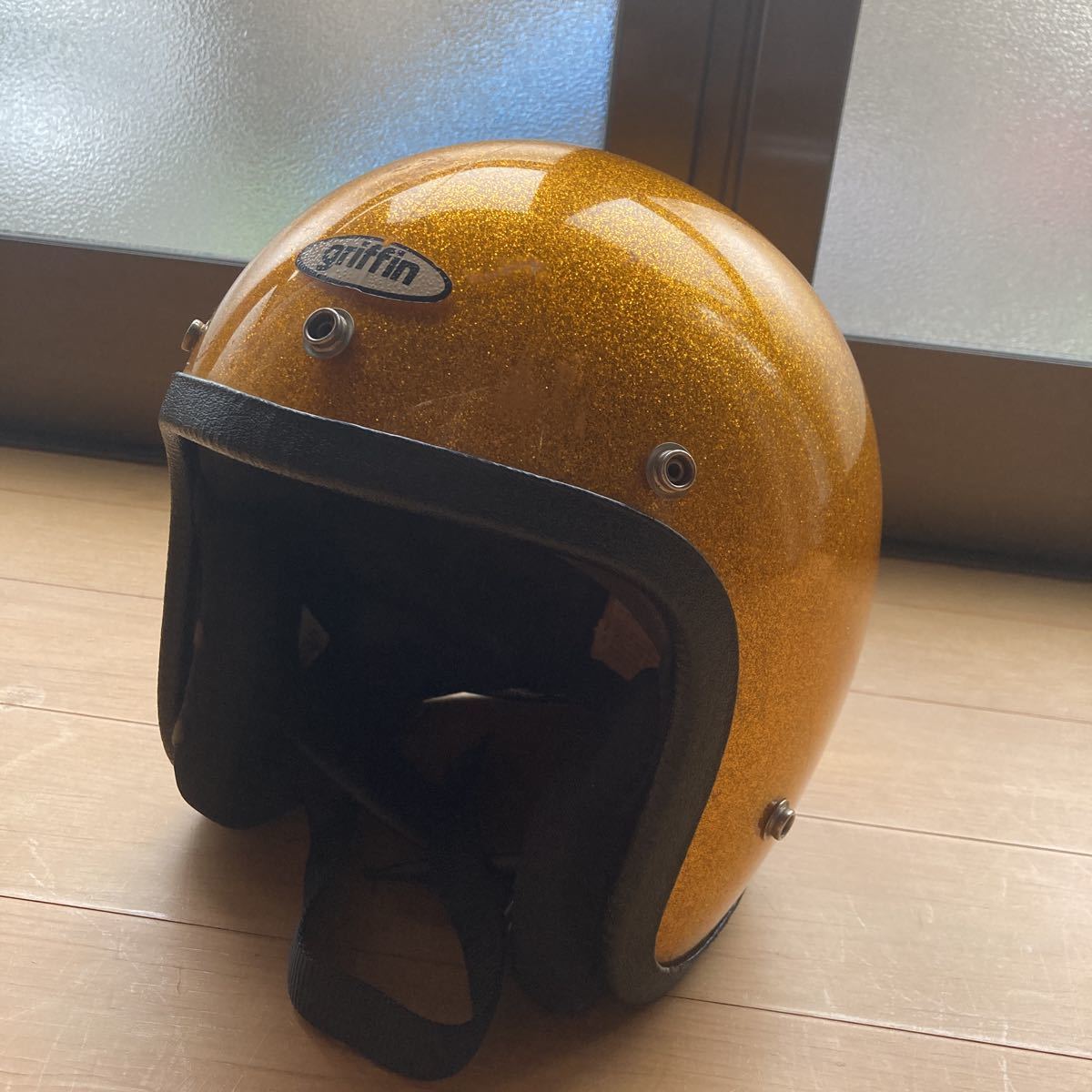 ラメ GRANT Lサイズ ビンテージヘルメット ビンテージ Motorimoda 