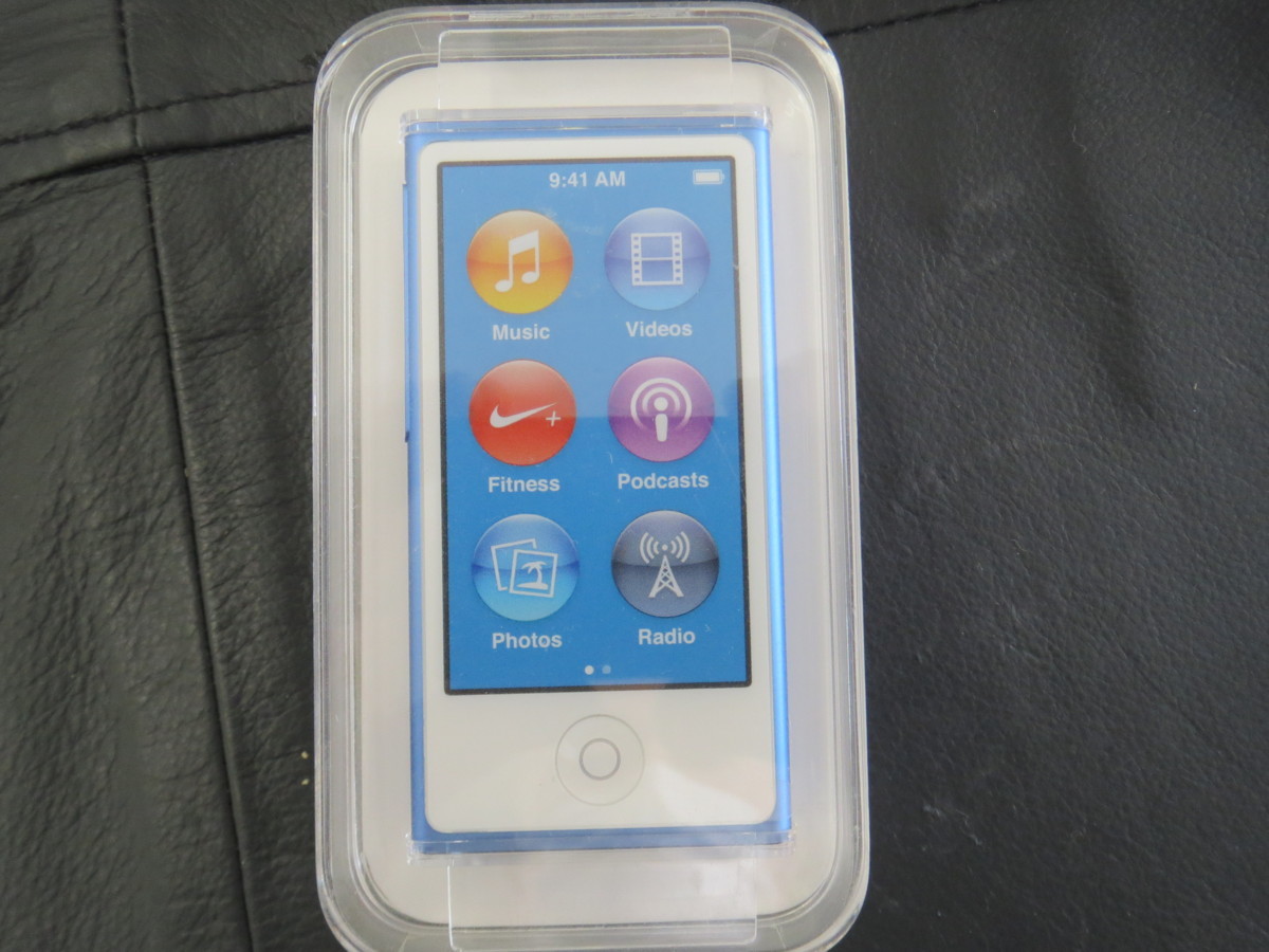 【未使用品】Apple　iPod nano 第7世代 16GB ブルー MKN02J/A　（管理番号：060109)