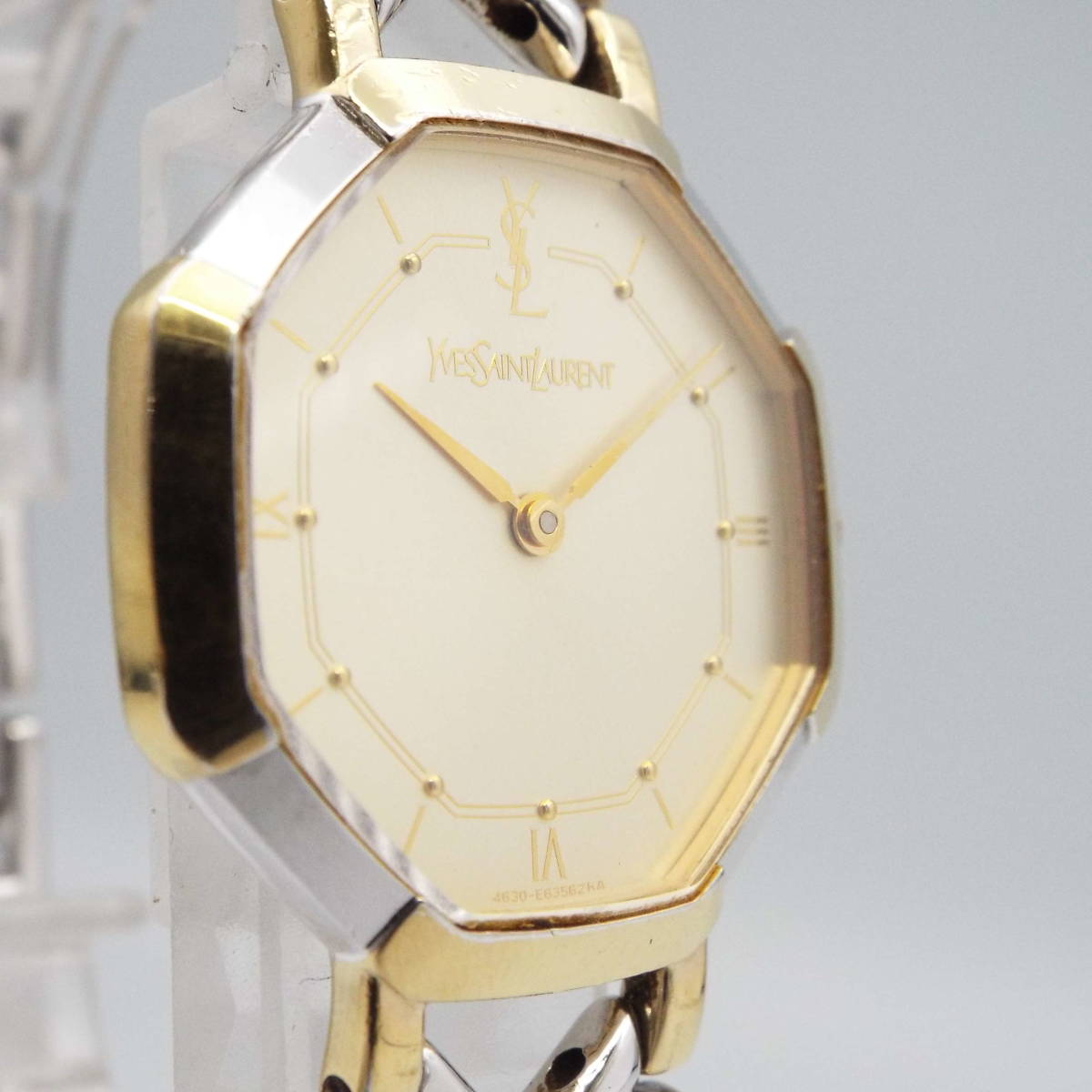 あ08130/Yves Saint Laurent イヴサンローラン/オクタゴン/クオーツ