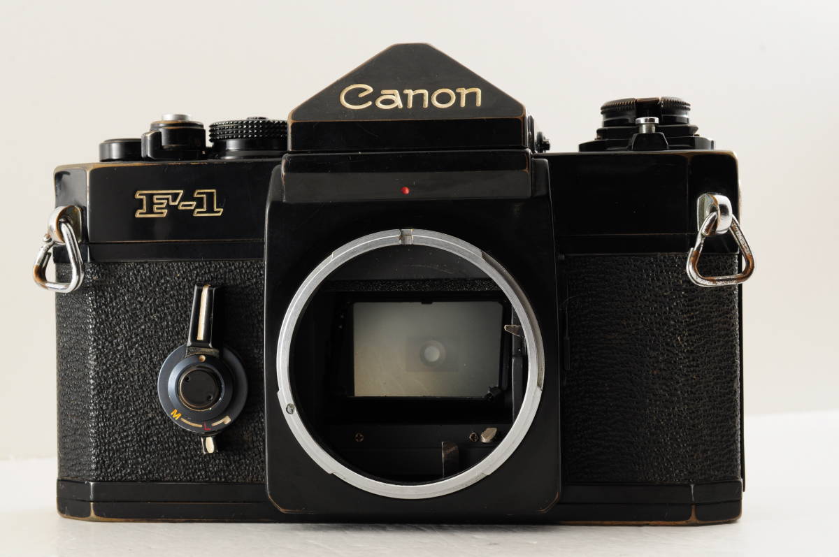 【完動品】Canon F-1 旧F-1 フィルム一眼レフ ボディ 露出計OK キャノン F-1 後期ボディー ☆露出計動作しています☆ F-1 Canon