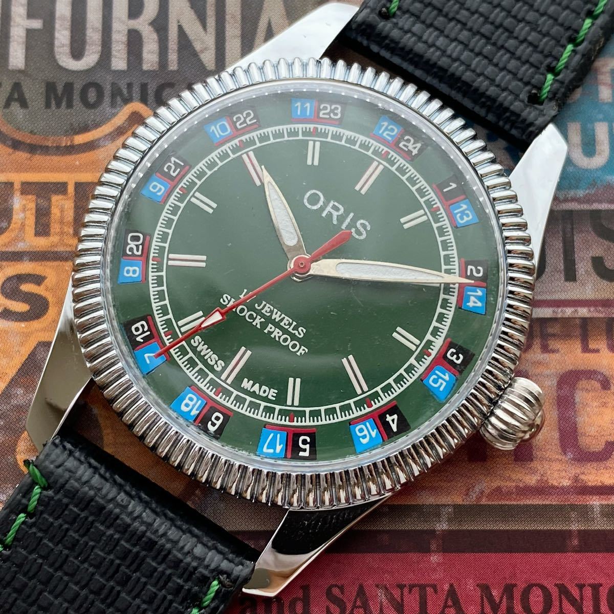 激レア】美品 オリス ORIS メンズ 機械式 腕時計 手巻き ビンテージ 
