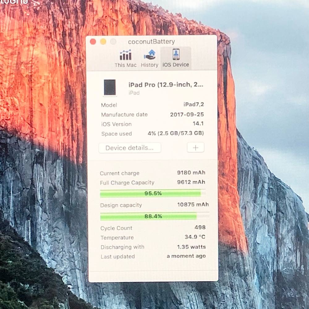 SIMフリー バッテリー88.4% 充電498回☆iPad Pro 12.9インチ 第2世代 64GB