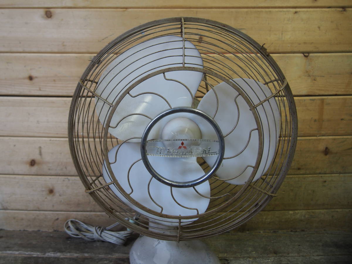 ☆MITSUBISHI 三菱 A.C.ELECTRICFAN エレクトリックファン 3枚羽 卓上