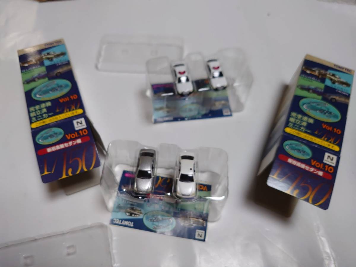 THE Car コレクション　Vol.10 パトカー　覆面パトカー　セダン　４台