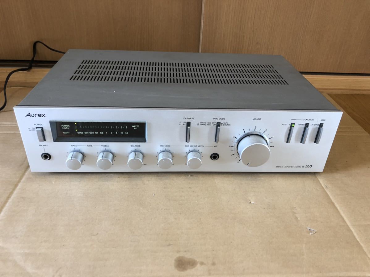 Aurex オーレックス ステレオアンプ SB-130 ST-230 プリメイン 【公式