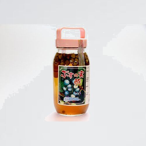 新品 未使用 800ml 【国産】【柳津町産】ぶすの実の酢（ノブドウ・ウマブドウ） 6-VS ×2瓶セット