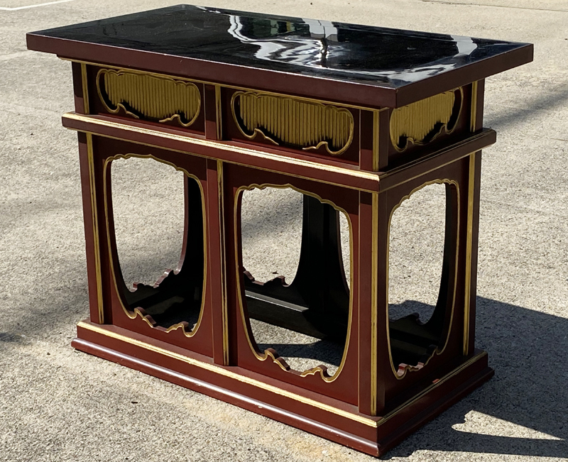 寺院用仏具角型オリジナルけいす 緑屋*9□ 寺院仏具 登高座