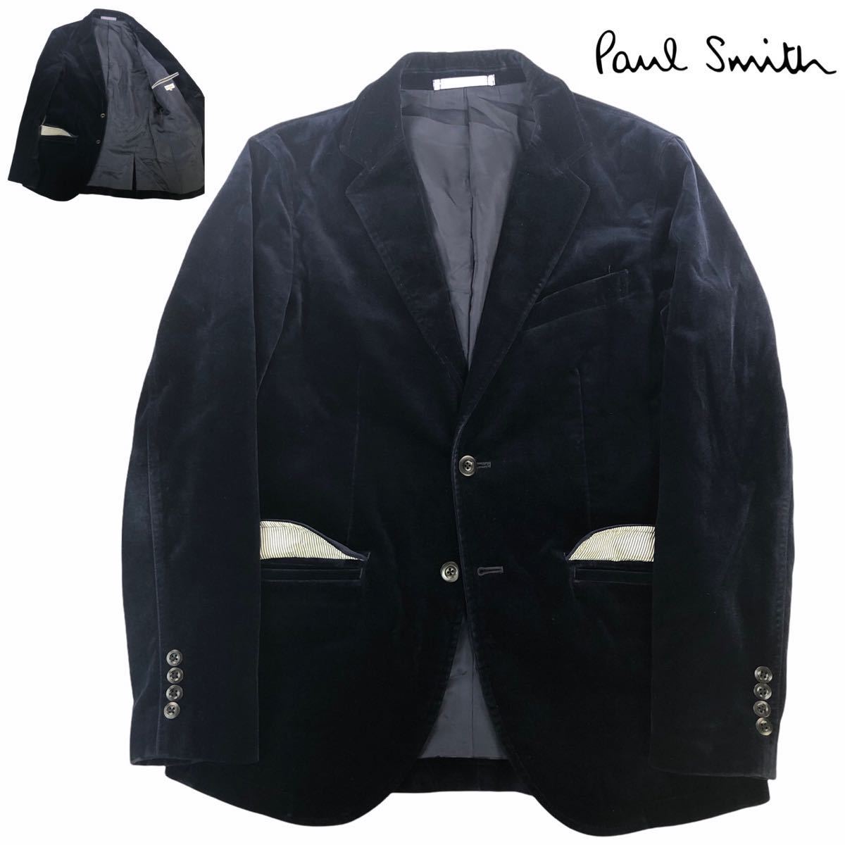 良品 希少 Paul Smith LONDON ポールスミス ロンドン ベロア2B 