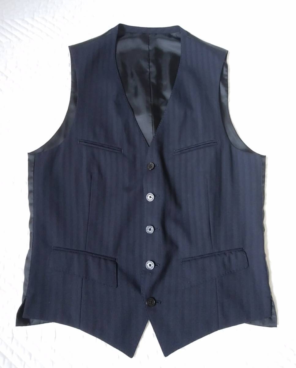 66444 メンズベスト黒