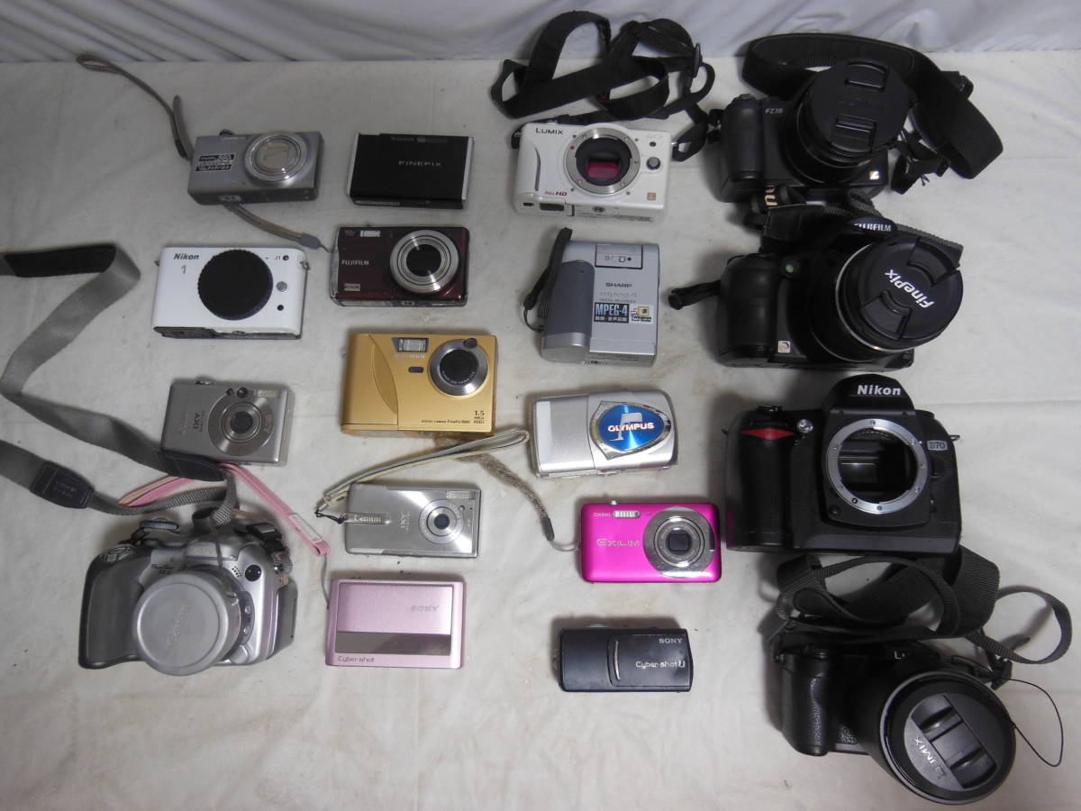 Nikon Canon 1円スタート CASIO FUJIFILM SONY NIKON カシオ ニコン