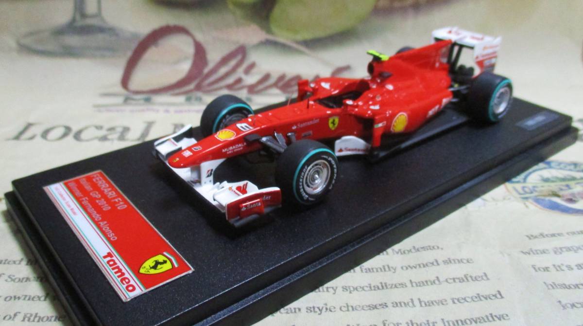 ☆激レア絶版☆世界200台*Tameo*1/43*Ferrari F10 #8 2010 Italian GP