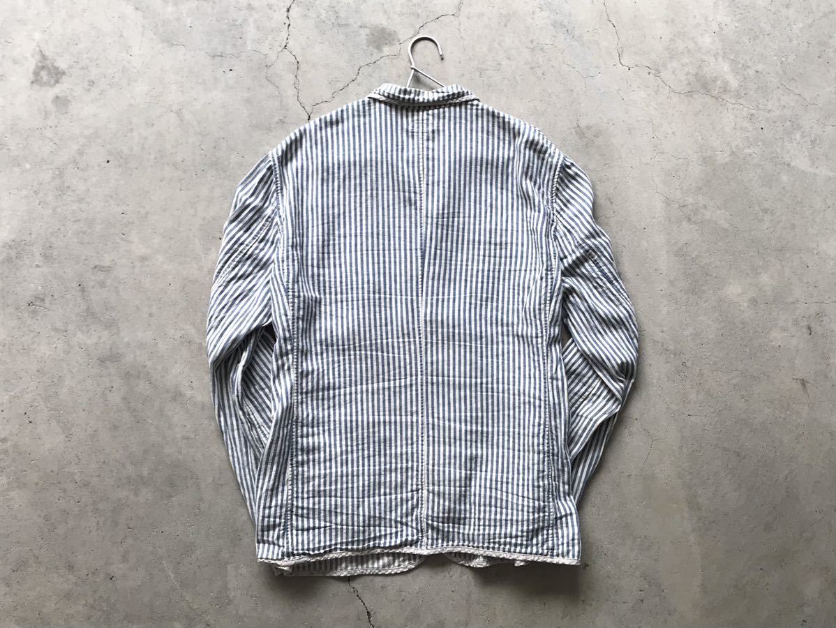 KAPITAL リネン ブルースヒッコリー キャピタル ストライプ KOUNTRY