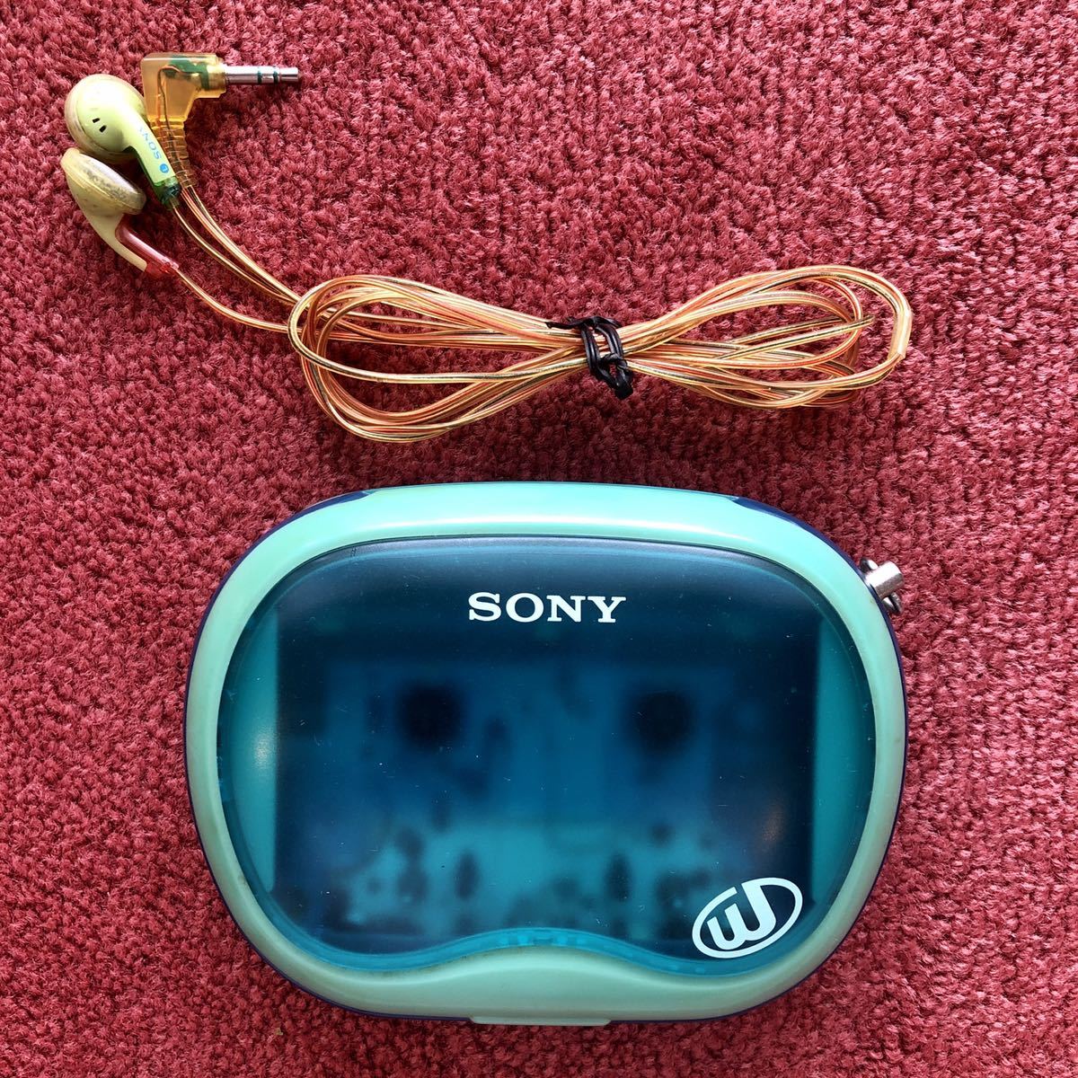 中古】 SONY カセットウォークマン WM-505 ソフトケース 付 ジャンク（札）