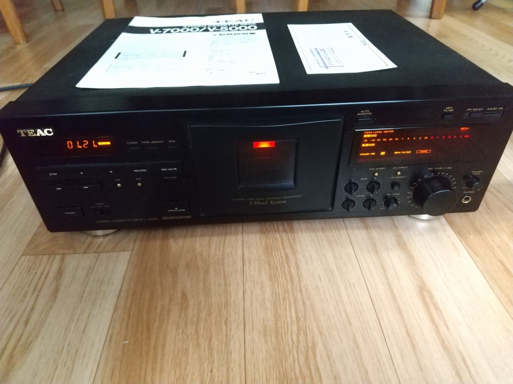 TEAC V-5000 ティアック カセットデッキ ジャンク カセットデッキ TEAC