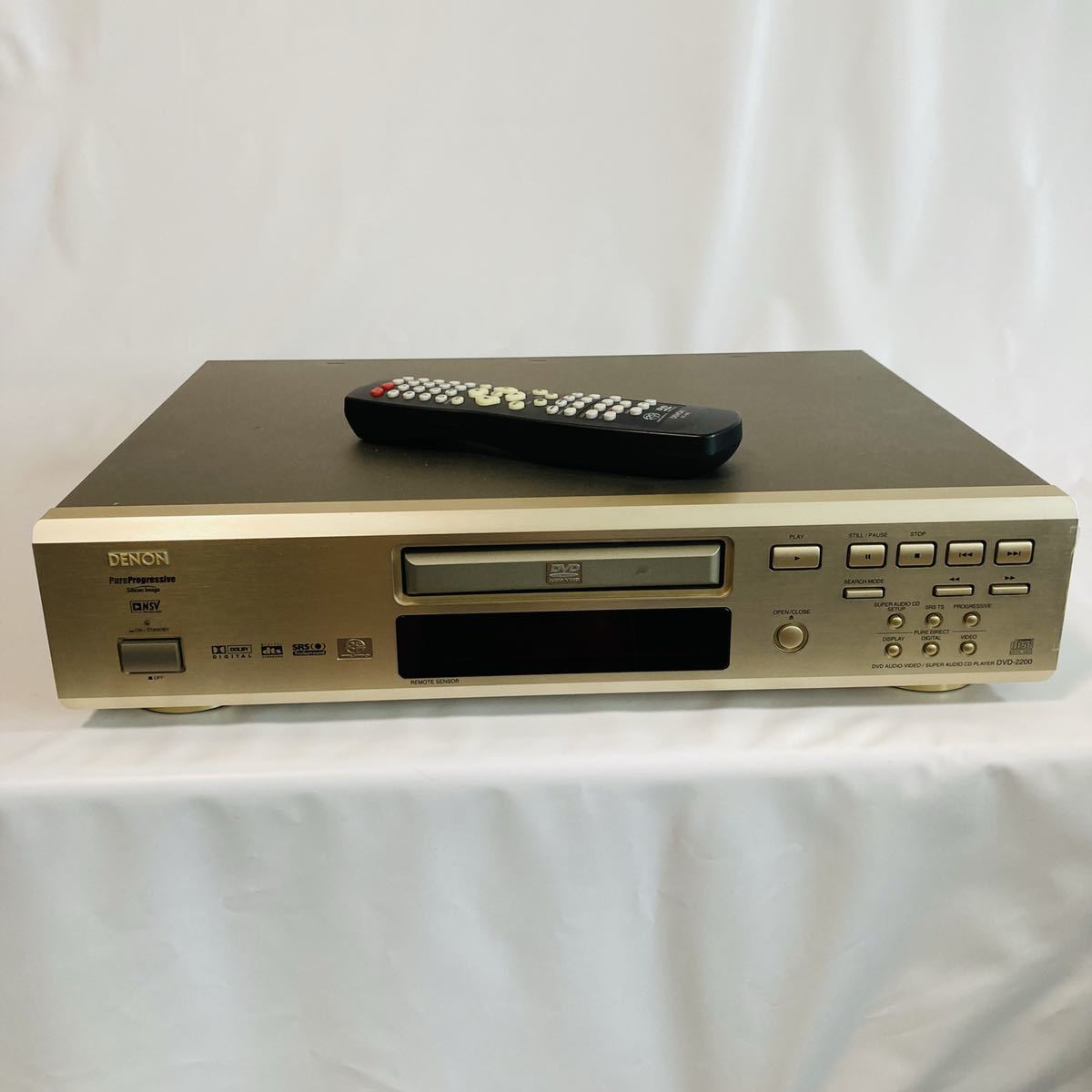 テレビ・映像機器 ☆◇デンオン DVD-1000,CD/DVDプレーヤー 動作良好
