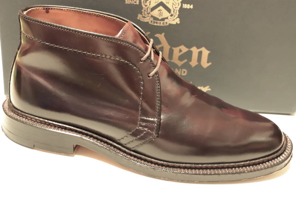 Alden 1339 チャッカブーツ 7D 剥が コードバン ※着用10回程