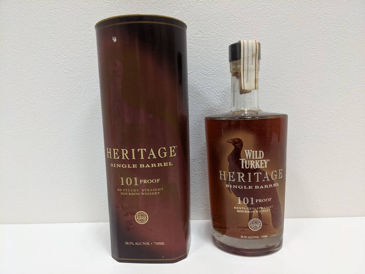 1578◇古酒 WILDTURKEY HERITAGE SINGLE BARREL 101PROOF 50.5% 750ml 