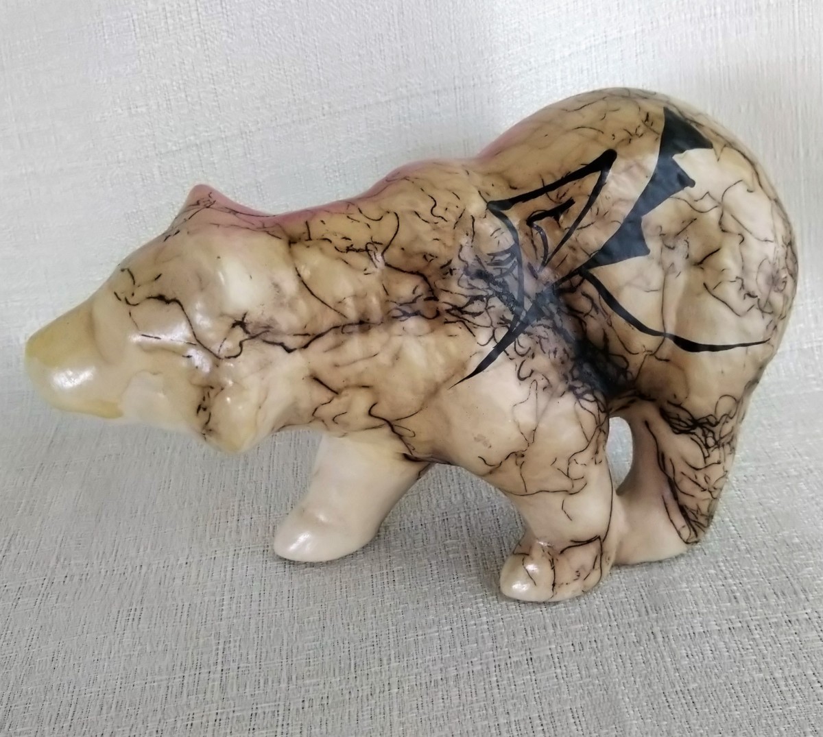 Etsy 日本 ナバホ族の陶器 Navajo pottery サイン入り 本物のナバホ族の白