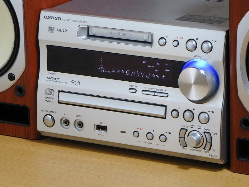 ONKYO X-N7XX CD/MD/USB コンポ 動作良好・美品 BT対応 ONKYO