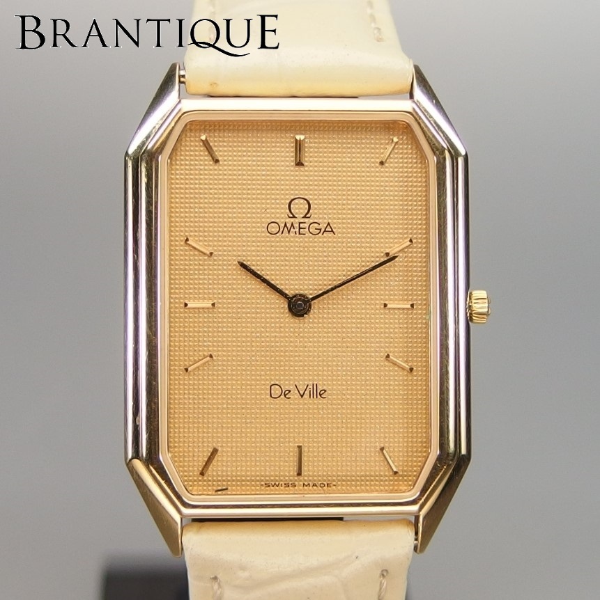 電池交換済】 OMEGA オメガ De Ville デビル Ref.1377 12角ダイヤル 