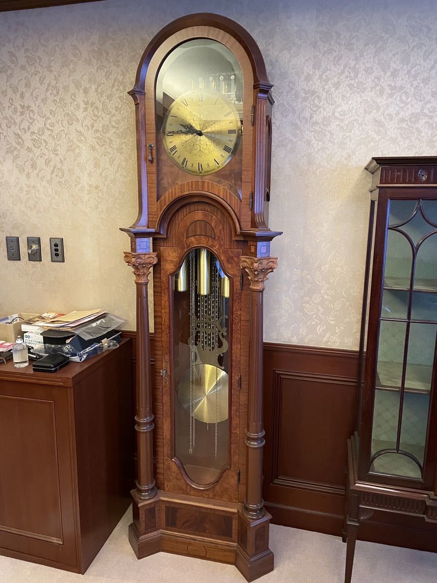 柱時計 ホールクロック アンティーク SEIKO 希少 クォーツ 柱時計