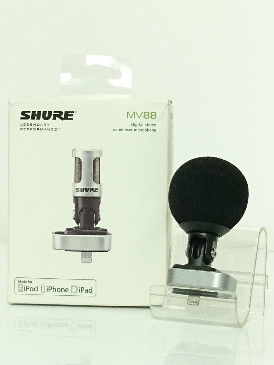 SHURE◇シュア/デジタルステレオコンデンサーマイクロホン/MV88