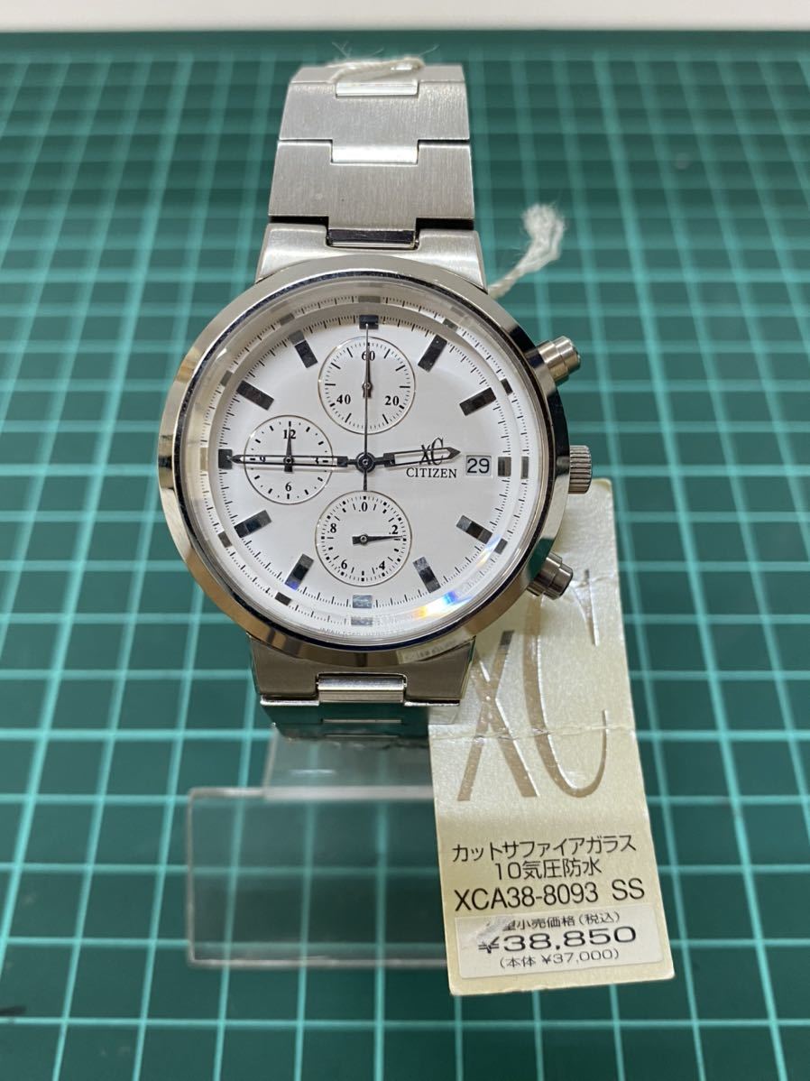 ●未使用 デッドストック CITIZEN シチズン xC XCA38-8093 SS クロノグラフ 時計 ●