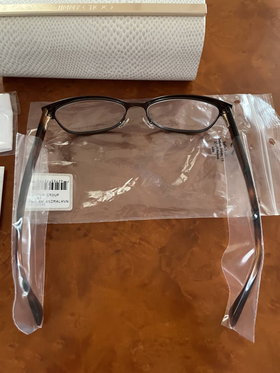 即決 新品 JIMMY CHOO メガネフレーム JC147 眼鏡 メタルフレーム 